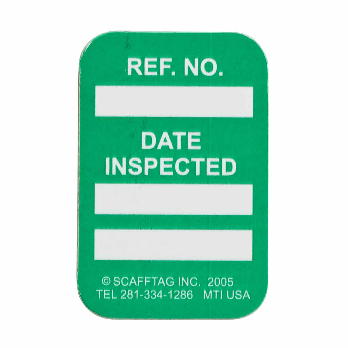 MIC-MTIUSA G MICROTAG,DATE INSPECTED,1.75X1.25,GREEN