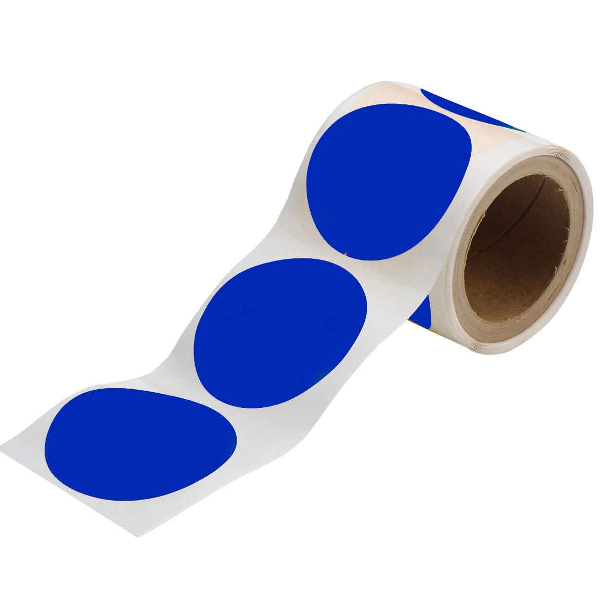 104402 3.5" B514 BLUE FLOOR DOTS 400/RL