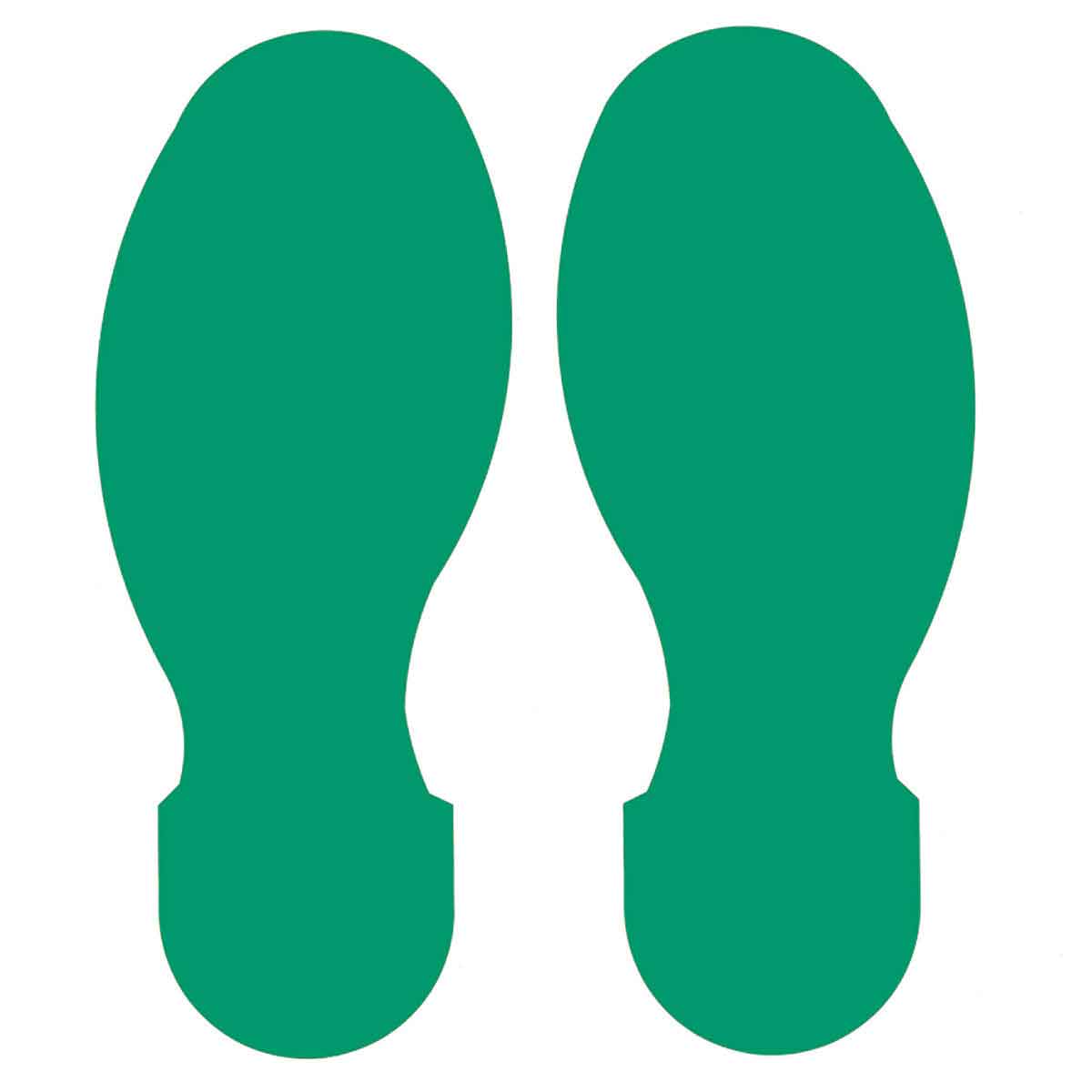 104407 10" X 4" GREEN FOOTPRINT 10PK