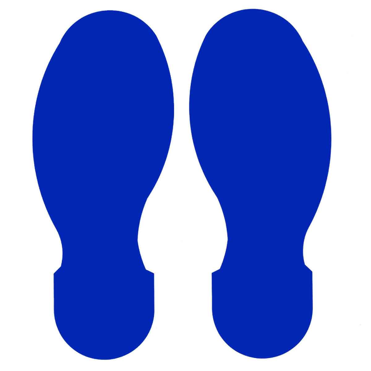 104408 10" X 4" BLUE FOOTPRINT 10PK