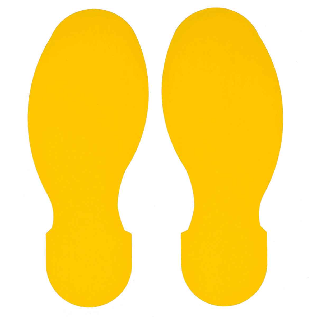 104409 10" X 4" YELLOW FOOTPRINT 10PK