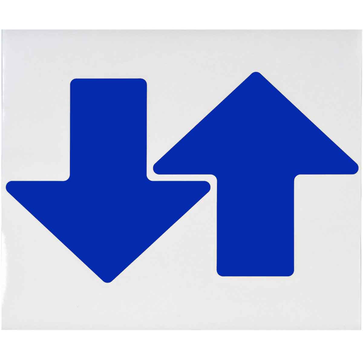 175650 3" X 8" B514 BLUE FLOOR ARROWS 50/PK