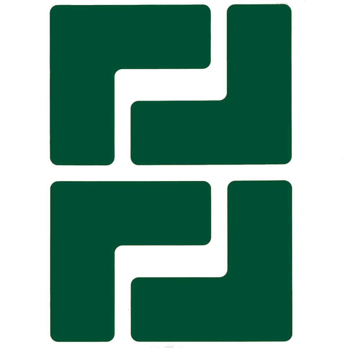 104431 2" X 5" B514 GREEN FLOOR LS 20PK