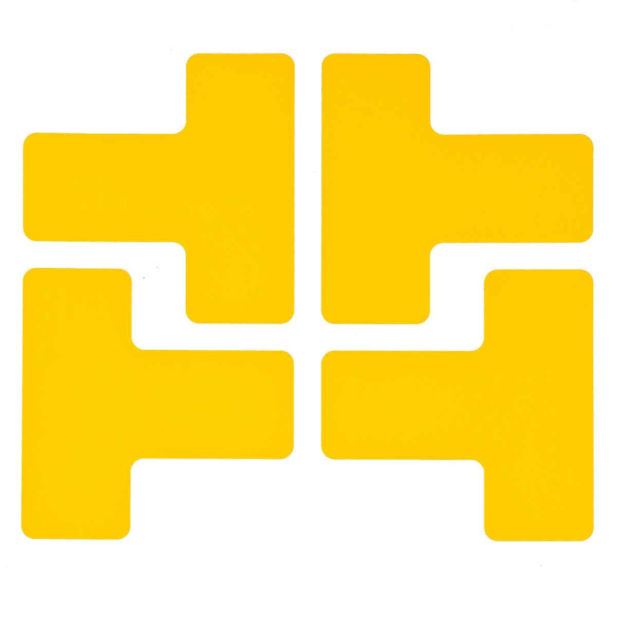 104439 2" X 5" B514 YELLOW FLOOR TS 20PK
