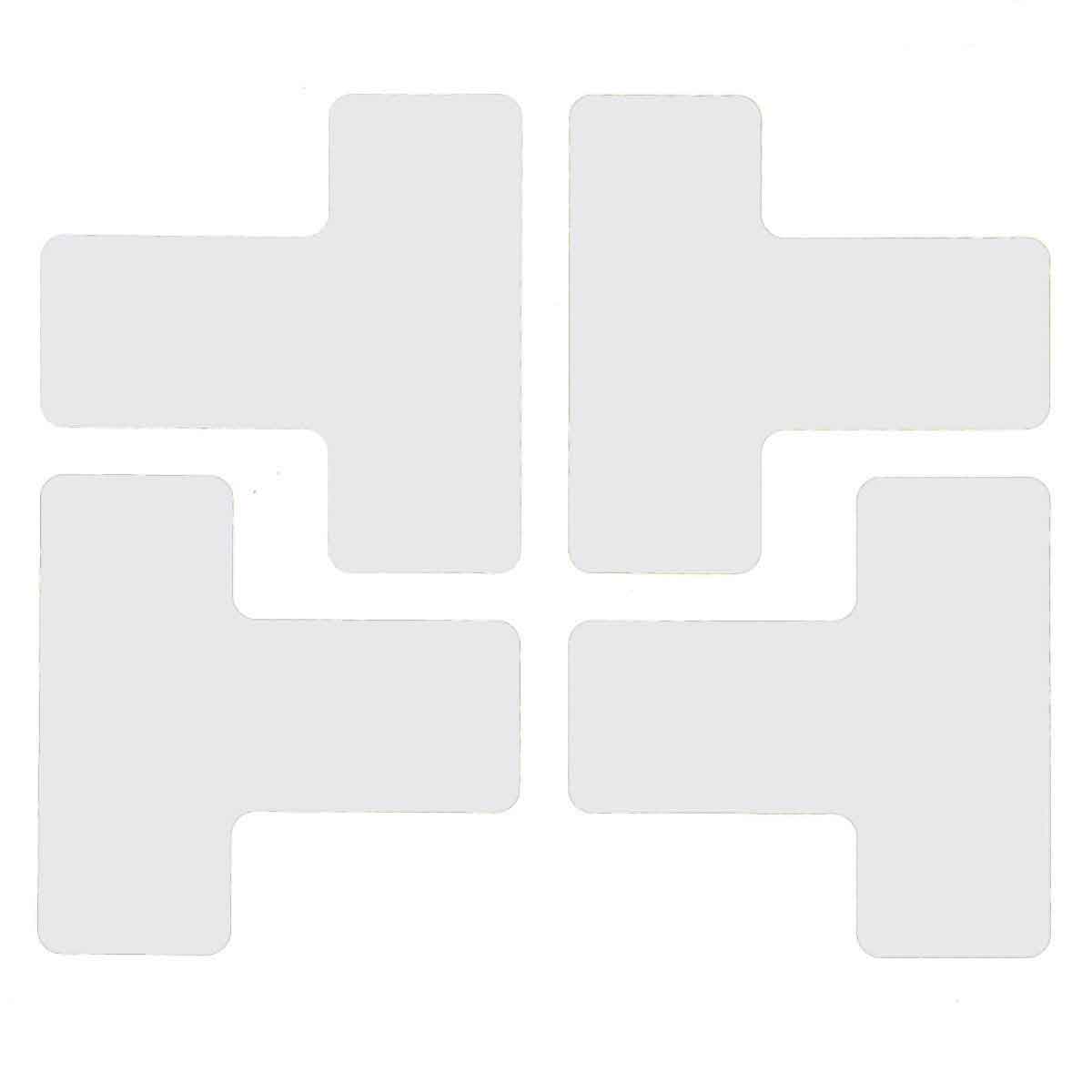 104441 2" X 5" B514 WHITE FLOOR TS 20PK