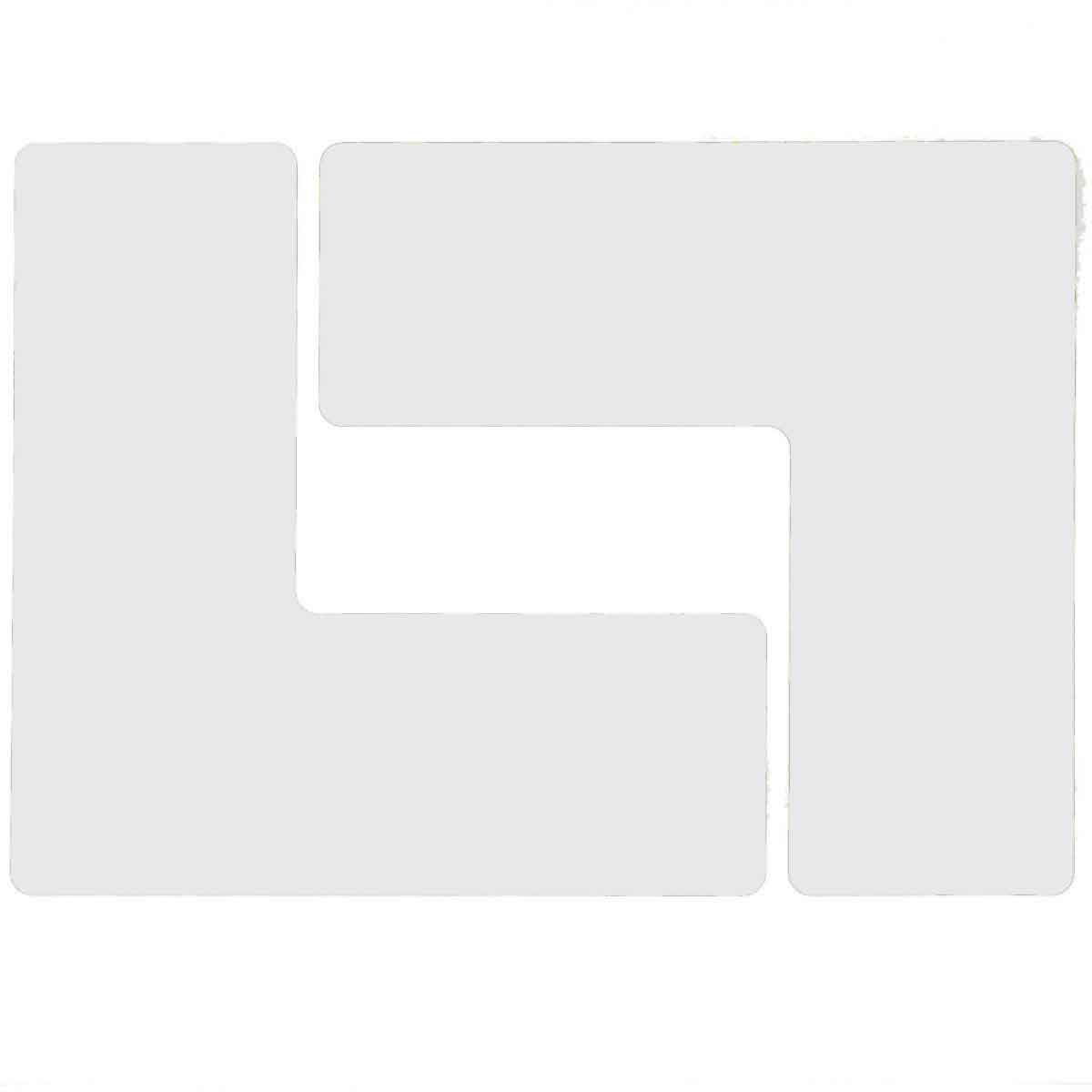104447 3" X 8" B514 WHITE FLOOR LS 20PK