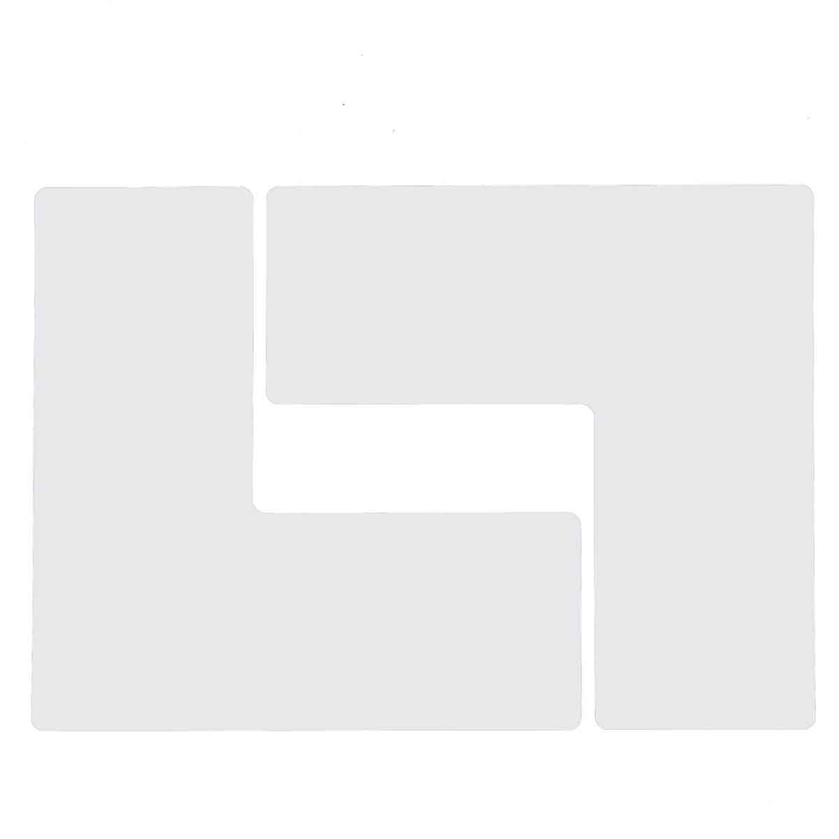 104459 4" X 10" B514 WHITE FLOOR LS 20PK
