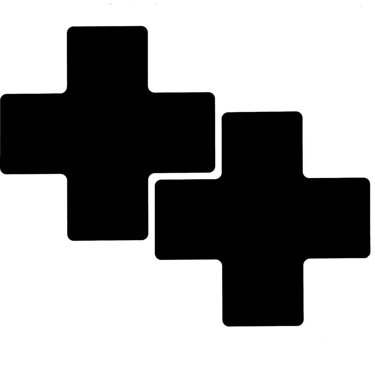 104476 3" X 8"B514 BLACK FLOOR CROSSES 20PK