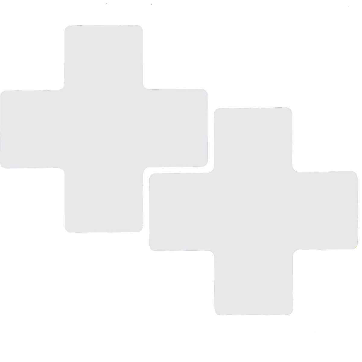 104477 3" X 8"B514 WHITE FLOOR CROSSES 20PK