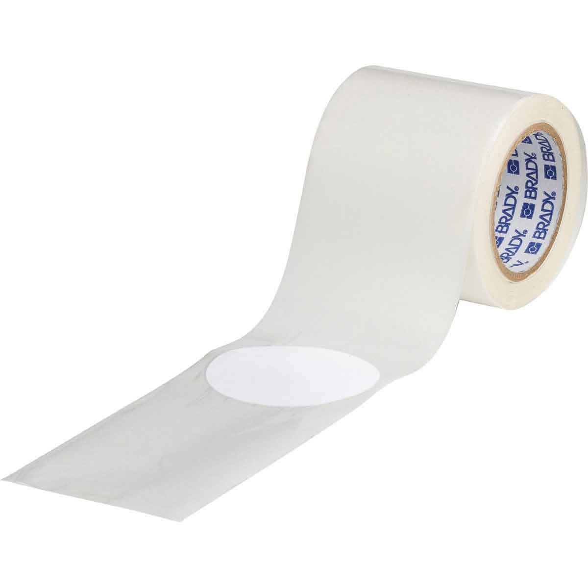 104522 3.5" B514 WH FLOOR DOTS SPACED 18" 80/RL