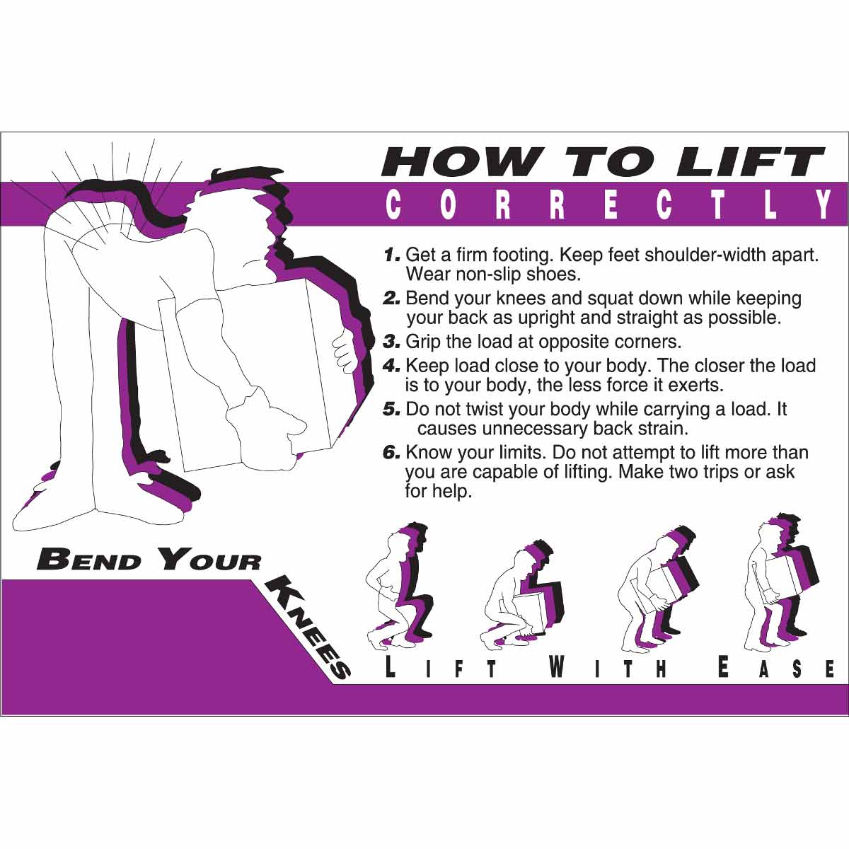 105619 WALLCHART-PLAS-29WX20-HOW TO LIFT
