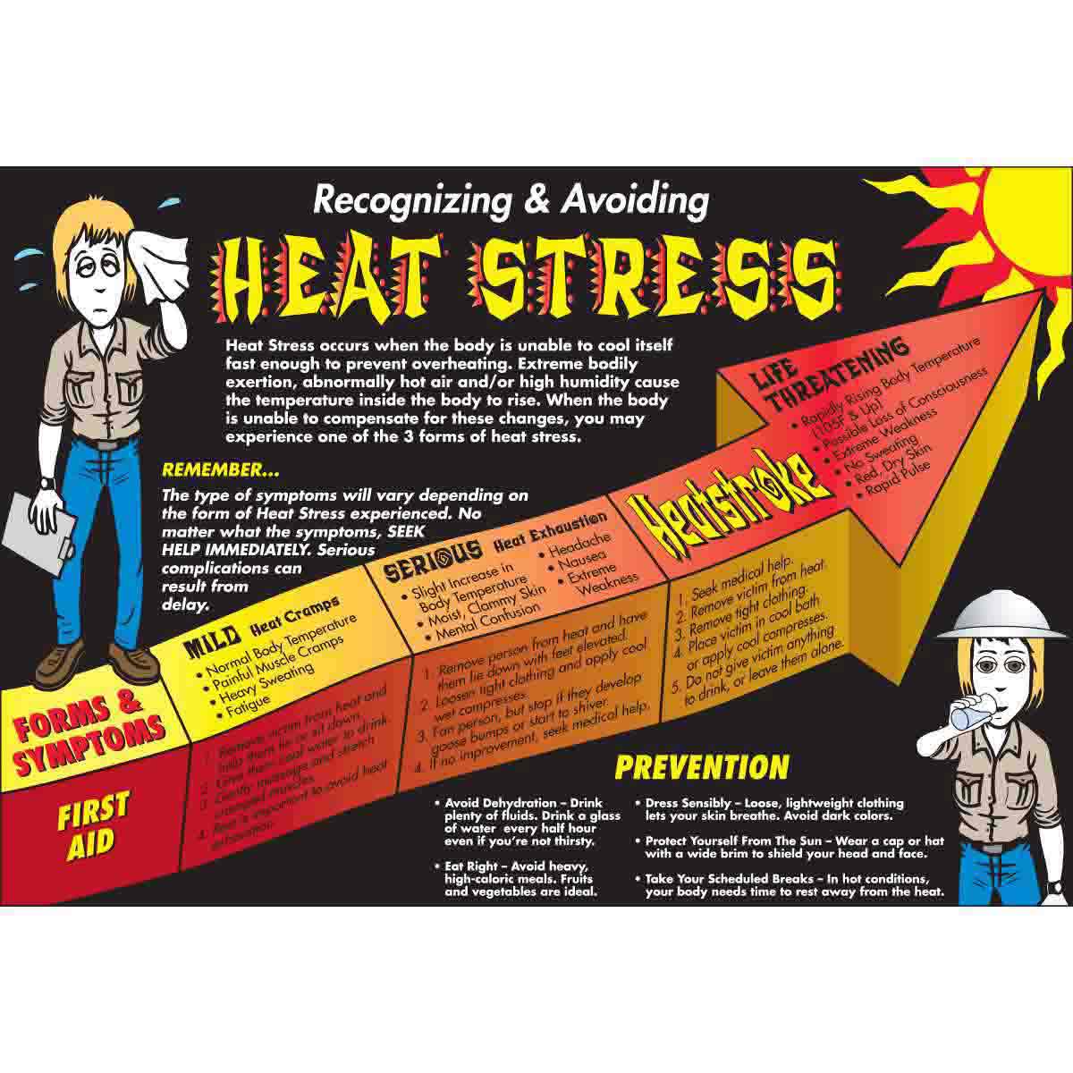 105622 WALLCHART-PLAS-29WX20-HEAT STRESS