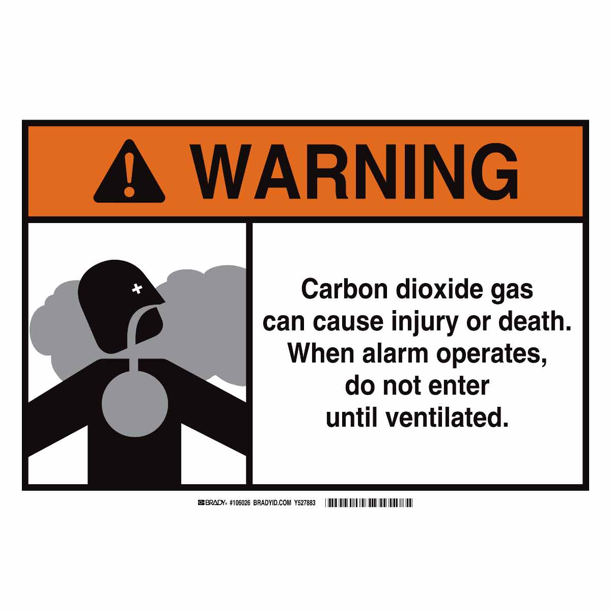 106026 B401 10X14 BLK/GREY/ORG/WHT