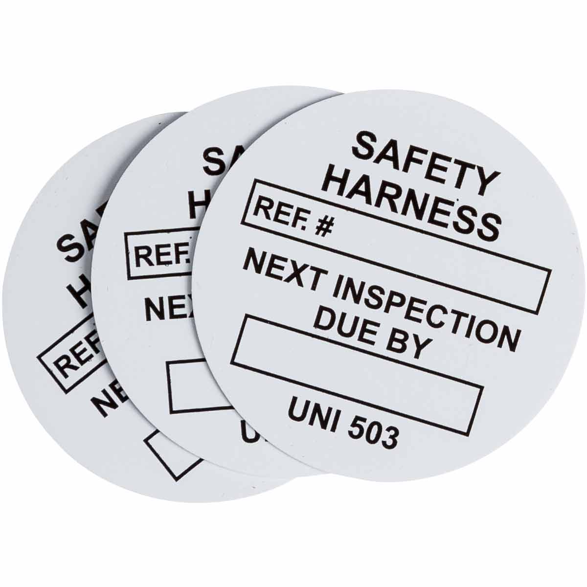 Brady Part: UNI-UNI 503 WHITE | 108025 | Universal Tag Safety Harness ...