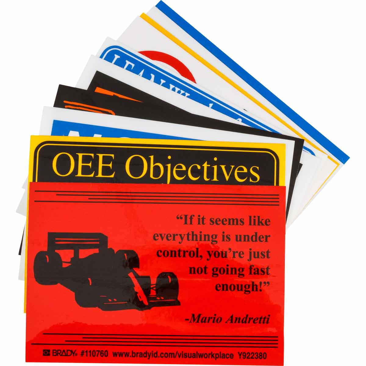 110763 ASSORTED RELIABILITY STICKERS
