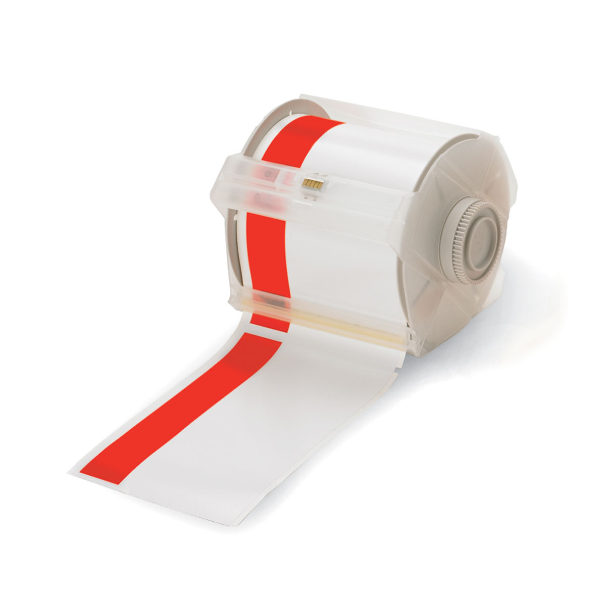 113161 Label Vinyl 4in x 100ft RD/WT