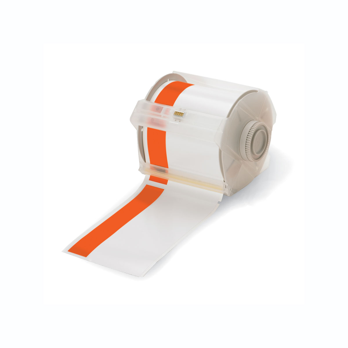 113162 Label Vinyl 4in x 100ft OR/WT