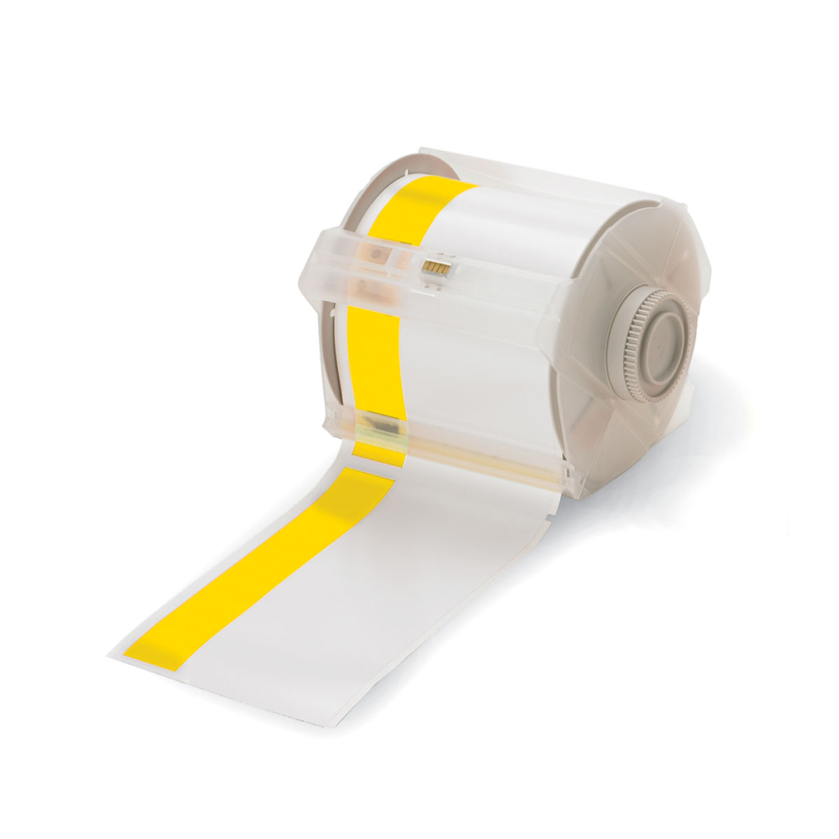 113163 Label Vinyl 4in x 100ft WT/YL