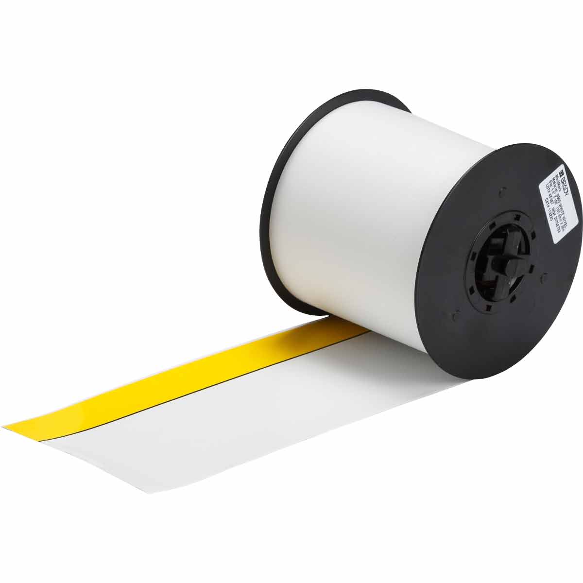 113220 Label Vinyl 4in x 100ft WT/YL