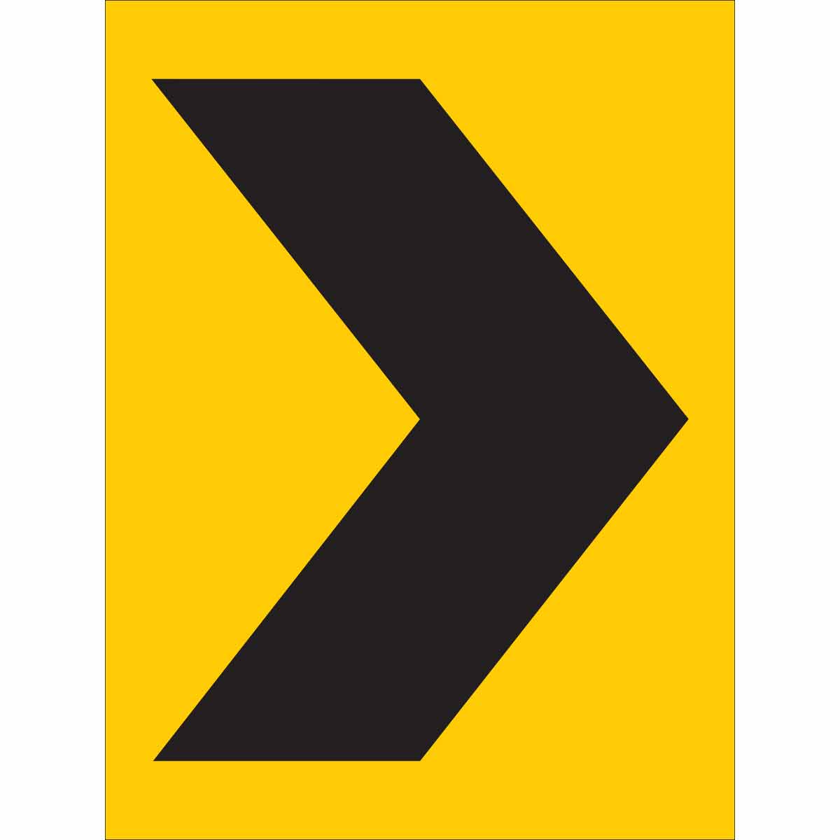 113291 B959 24X18 BLK/YEL TRAFFIC SIGN