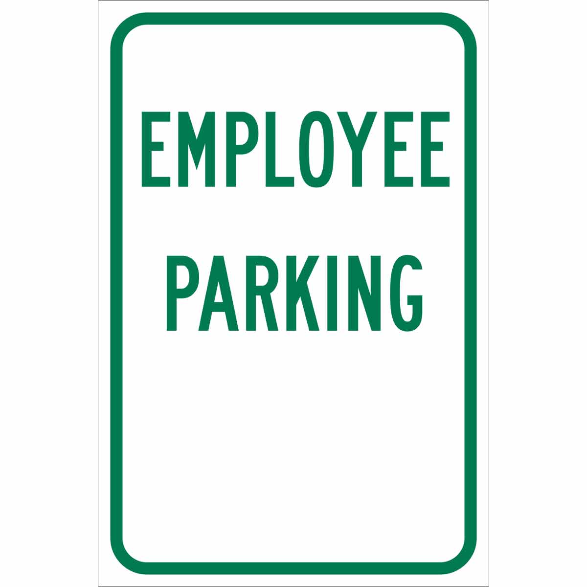 113309 B959 12X18 GRN/WHT TRAFFIC SIGN