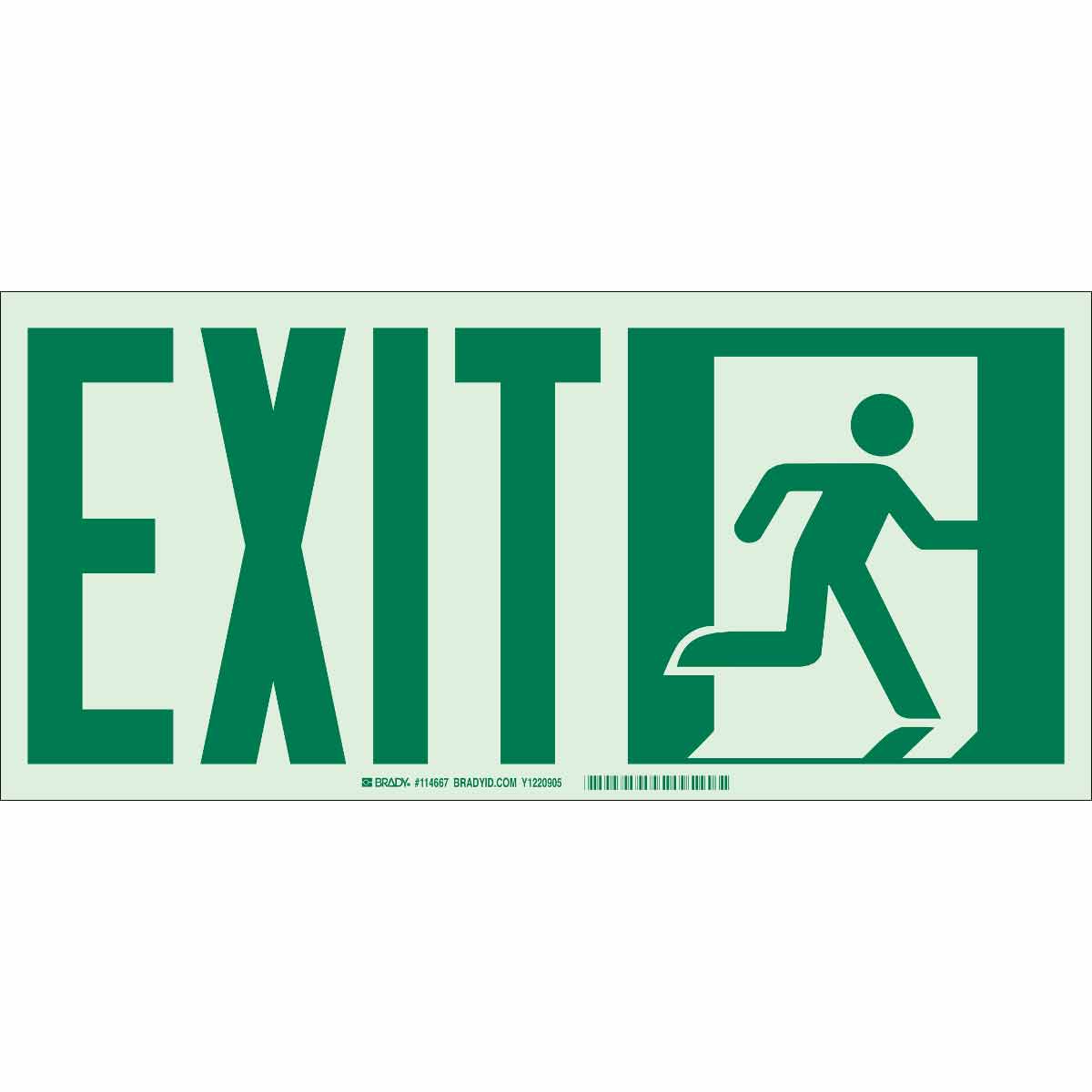 81922 NYC B552 5X14 EXIT+MAN ON RIGHT UL1994