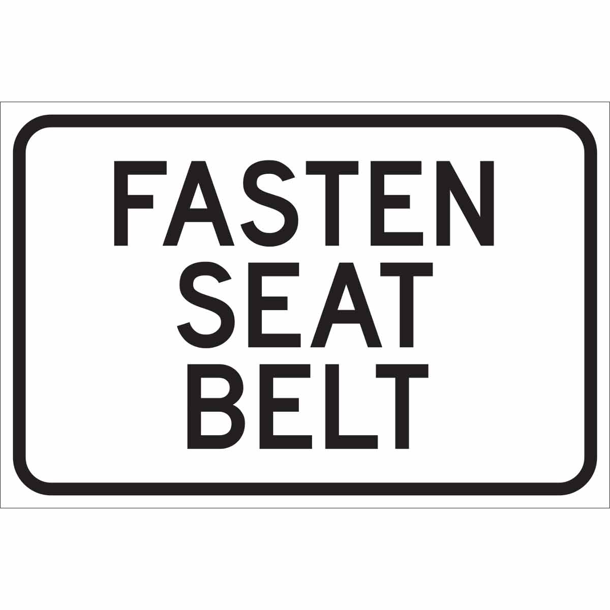 115477 TRFC SIGN FASN SEAT BELT REFL HIP