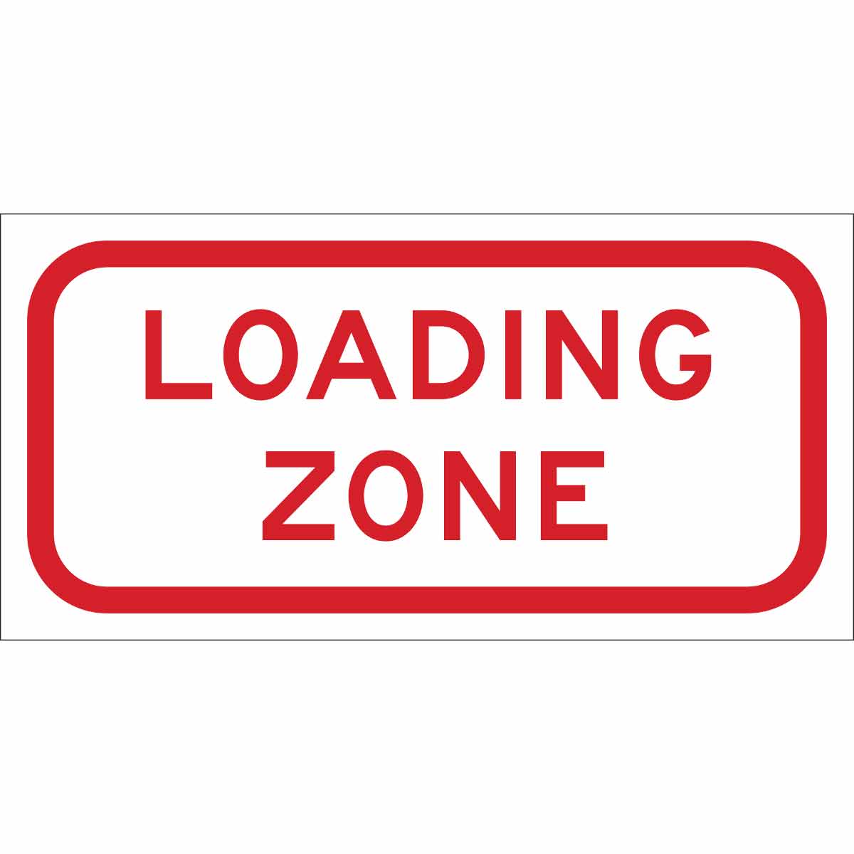 115499 TRFC SIGN LOADING ZONE REFL HIP