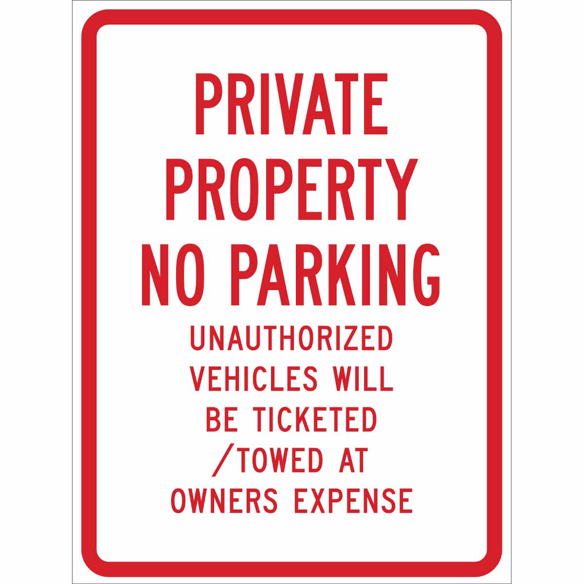 115550 TRFC SIGN PVT PROP REFL 24X18 ENG