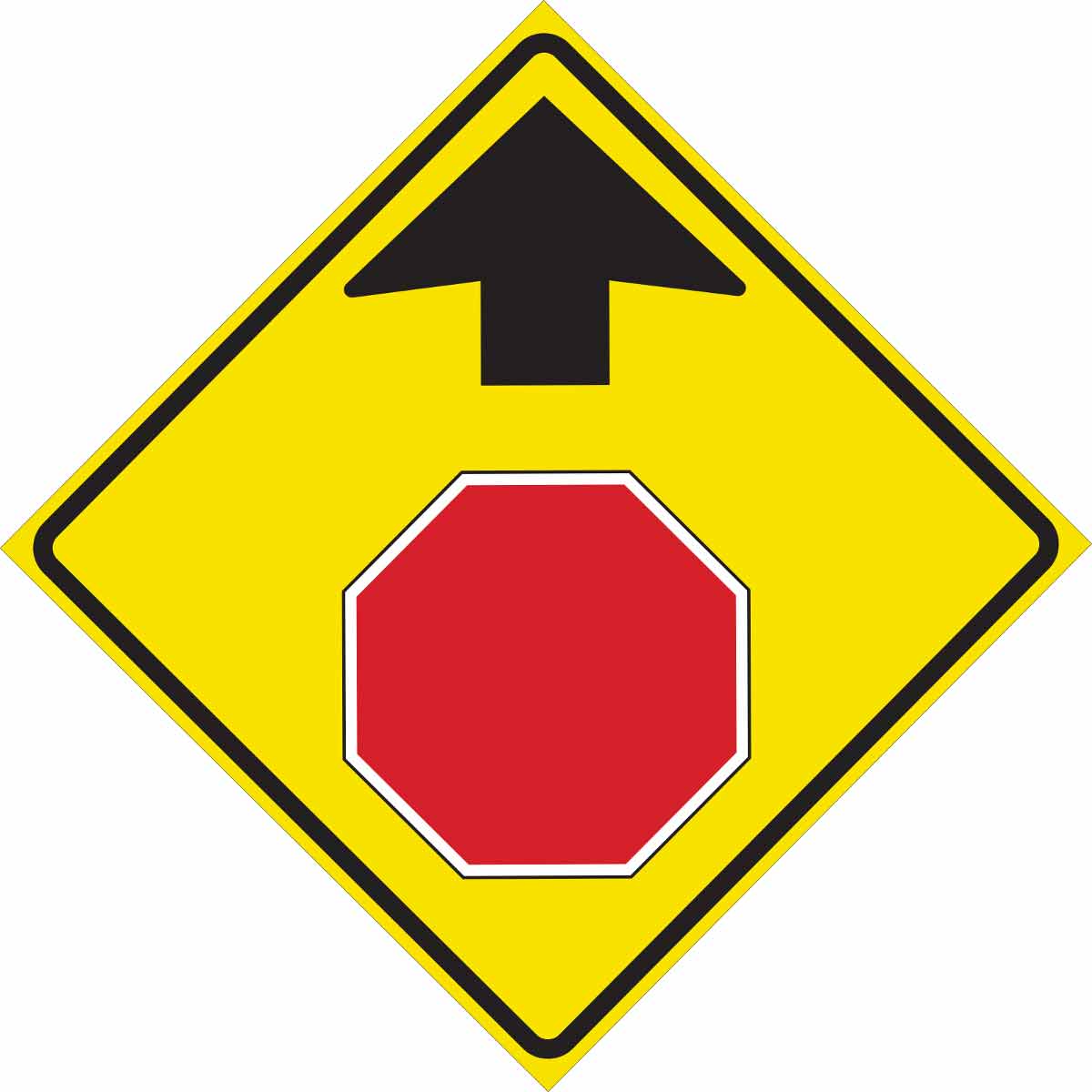 115588 TRFC SIGN STOP PICT REFL 30X30 HIP