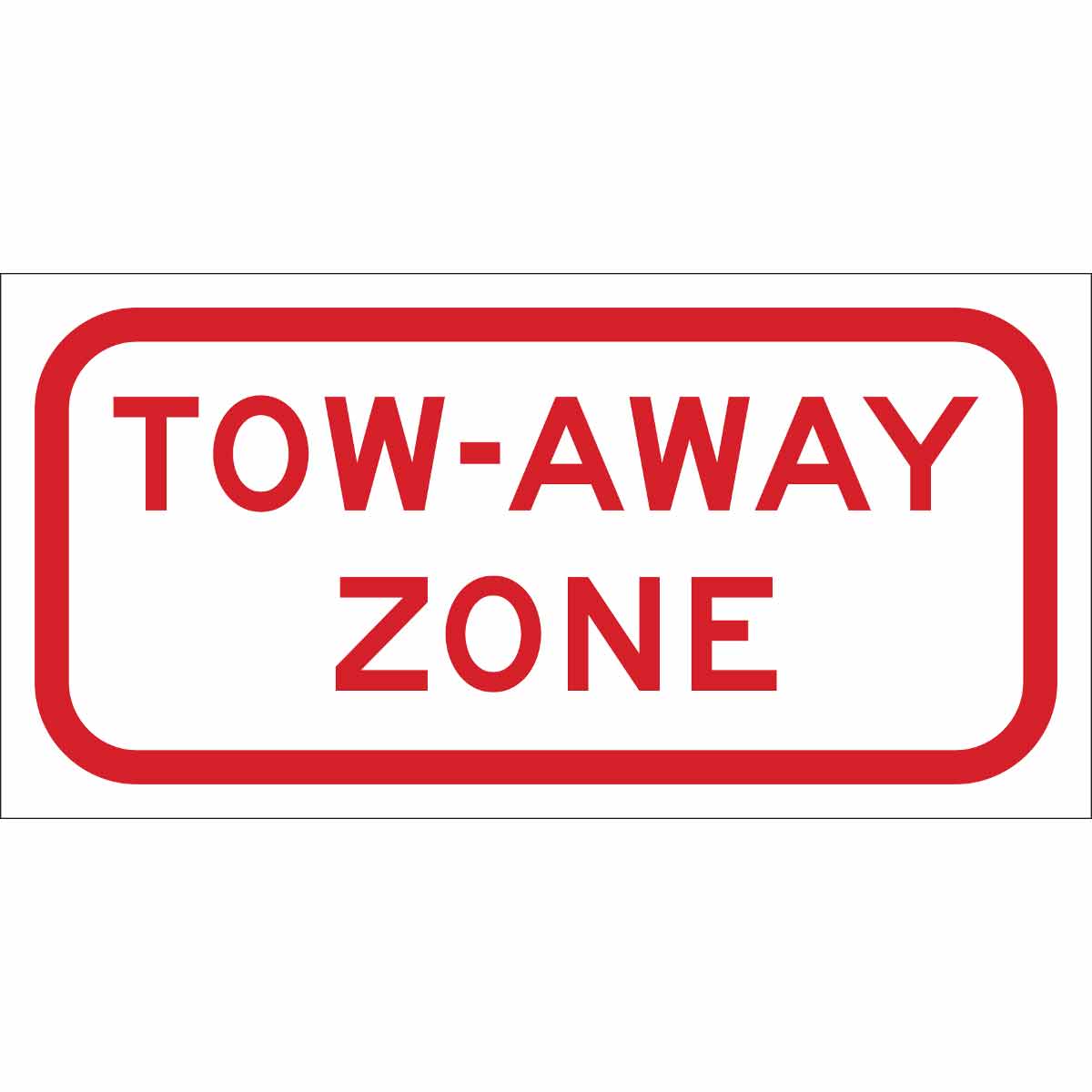 115595 TRFC SIGN TOW AWAY ZONE REFL HIP