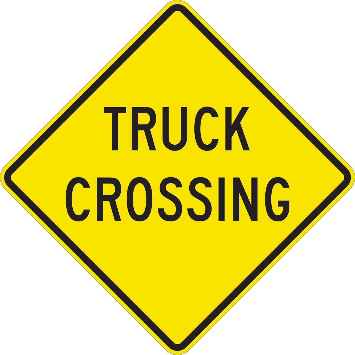 115601 TRFC SIGN TRUCK XING REFL HIP