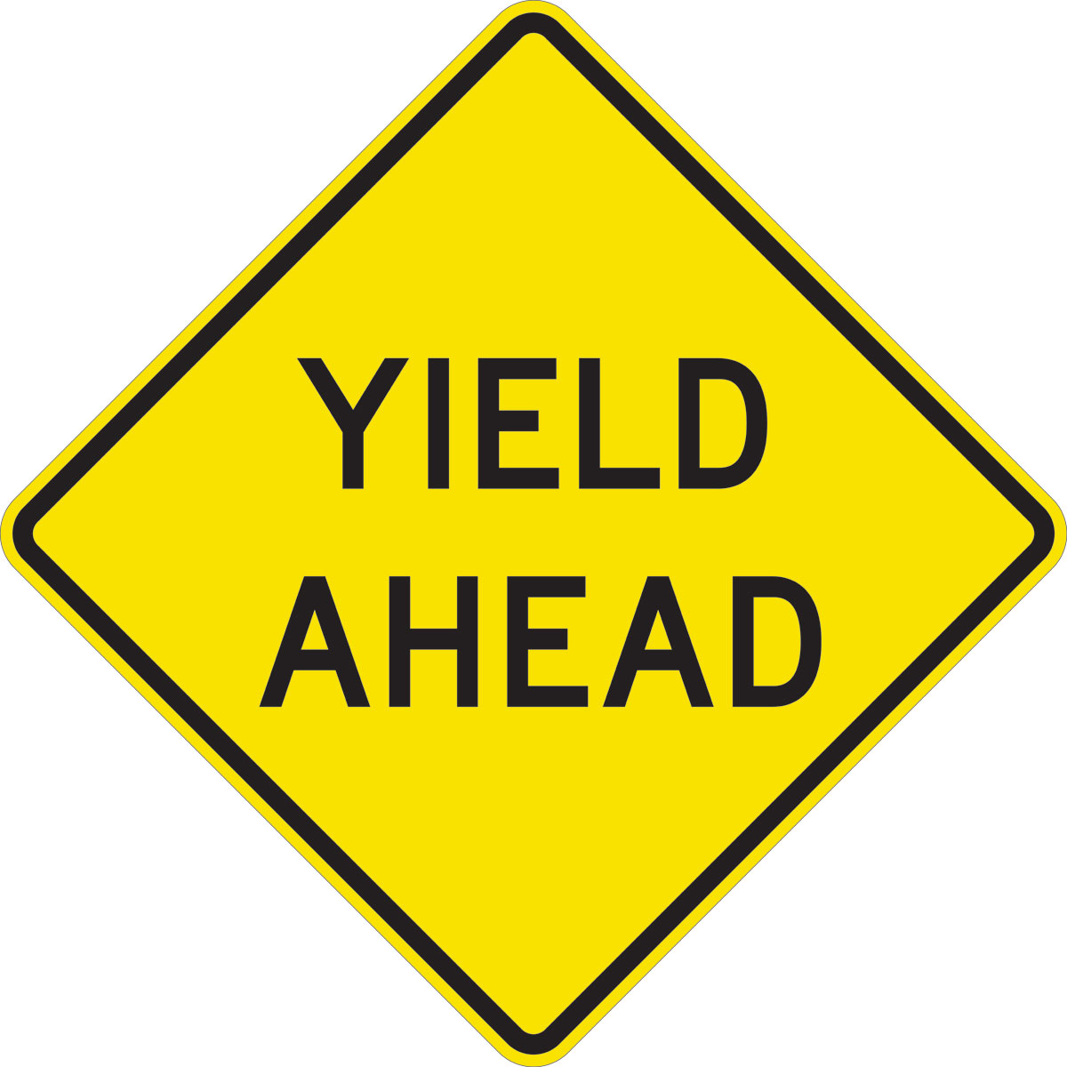 115607 TRFC SIGN YIELD AHEAD REFL HIP