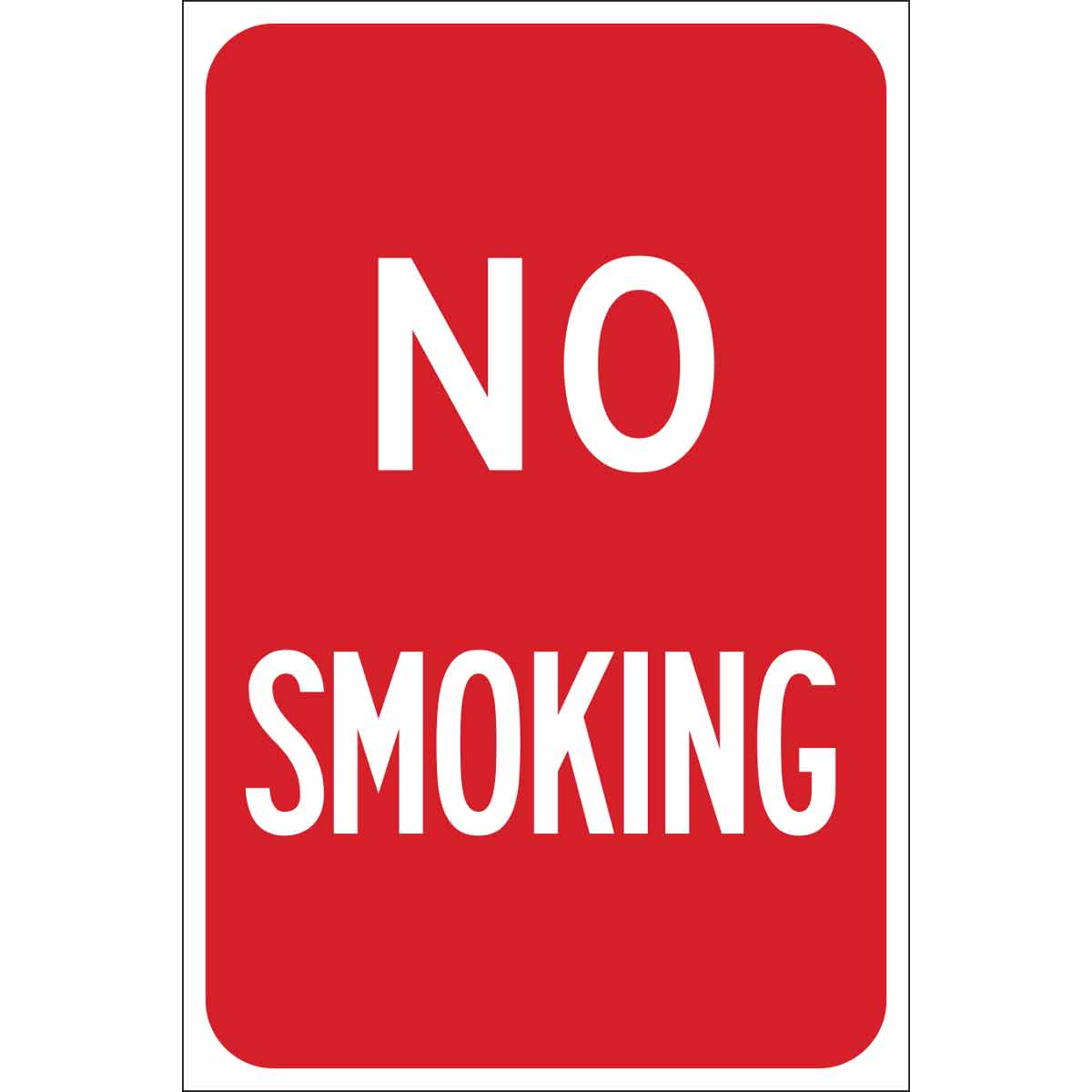 115622 TRFC SIGN NO SMOKING ENG