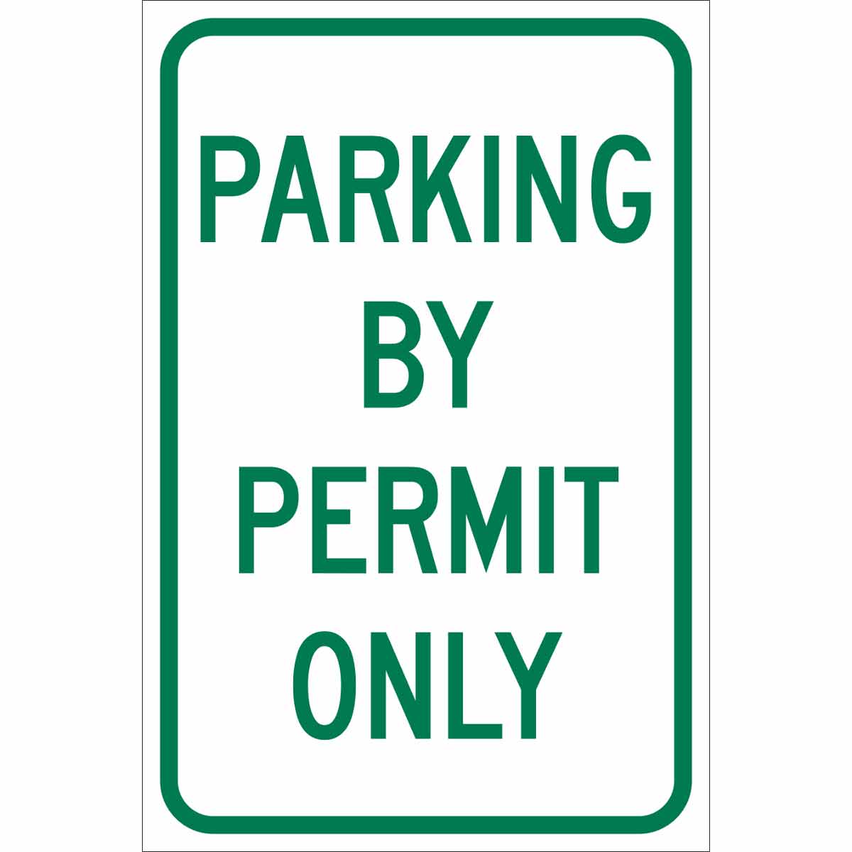 115641 TRFC SIGN PARK BY PERMIT ONLY ENG