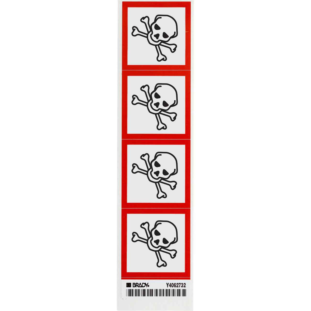 118847 GHS SEVERE TOXIC B7569 4/CARD 2"