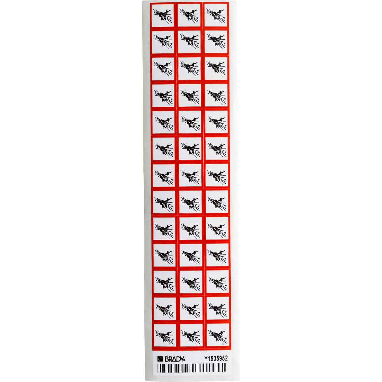 118869 GHS EXPLOSIVE B235 39/CARD 5/8"