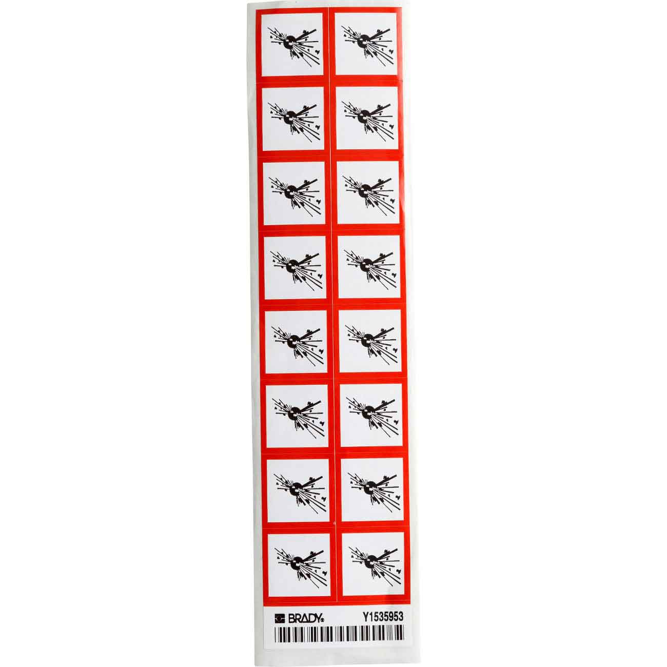 118870 GHS EXPLOSIVE B235 16/CARD 1"