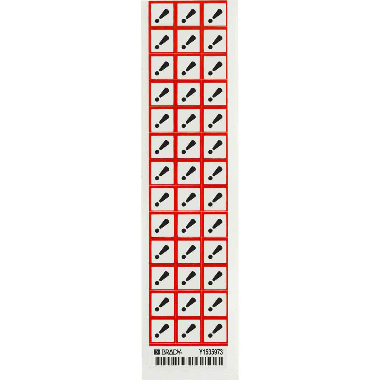 118911 GHS ACUTE TOXIC B235 39/CARD 5/8"