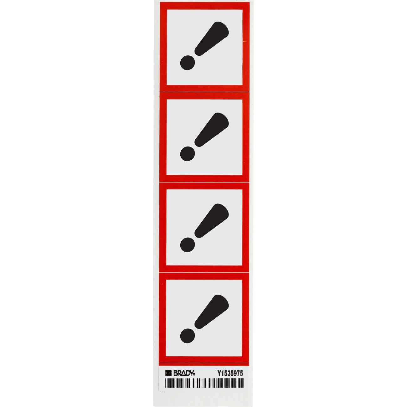 118913 GHS ACUTE TOXIC B235 4/CARD 2"