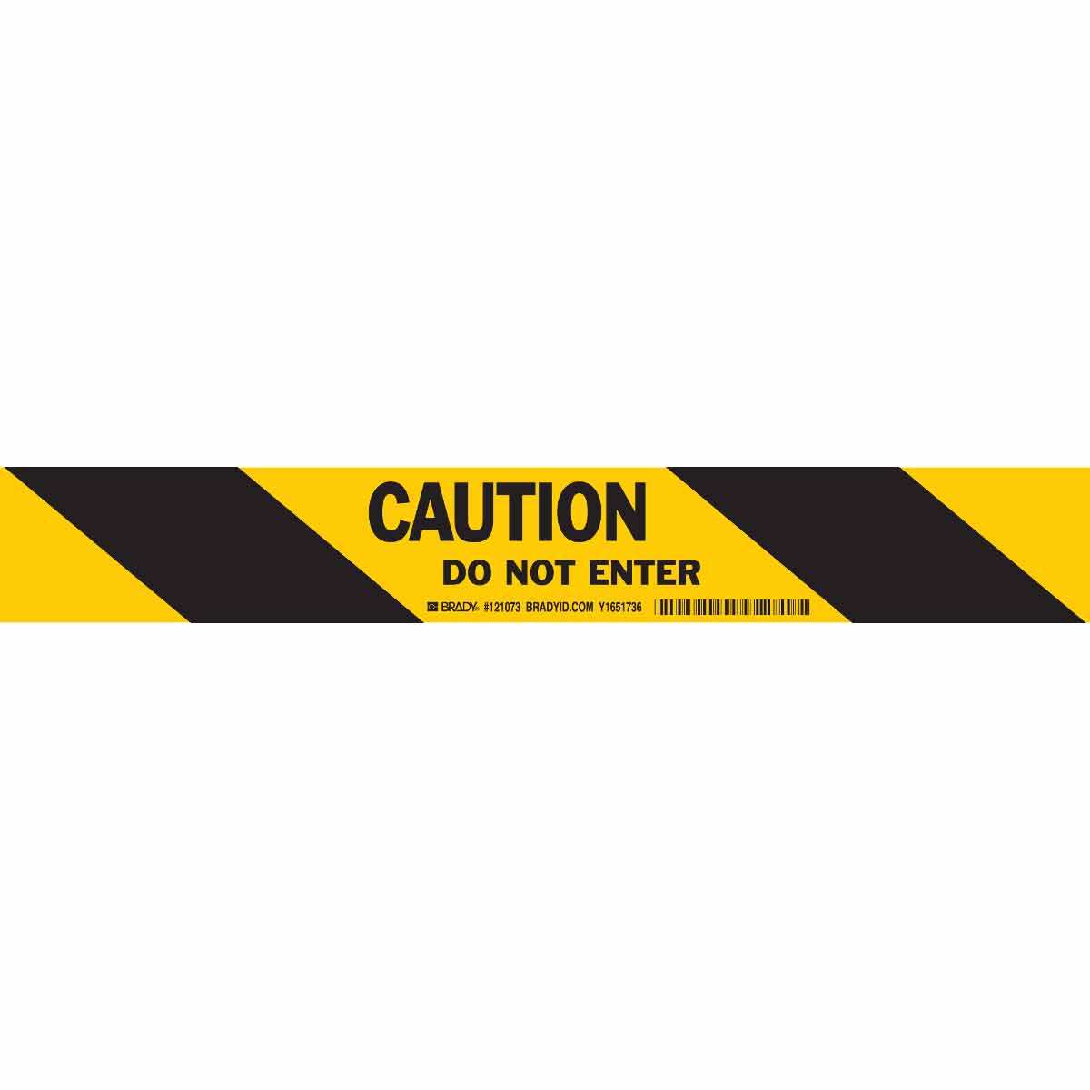 121073 BRADYSTRIPES TEMPORARY SIGN TAPE