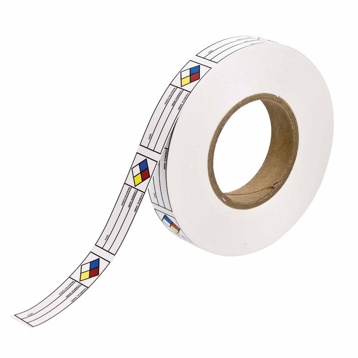 121115 B7569 1X3 RTK LABEL W/NFPA DIAMOND