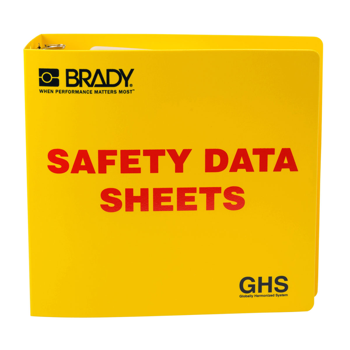 121184 GHS-3"SDS BINDER, ENGLISH