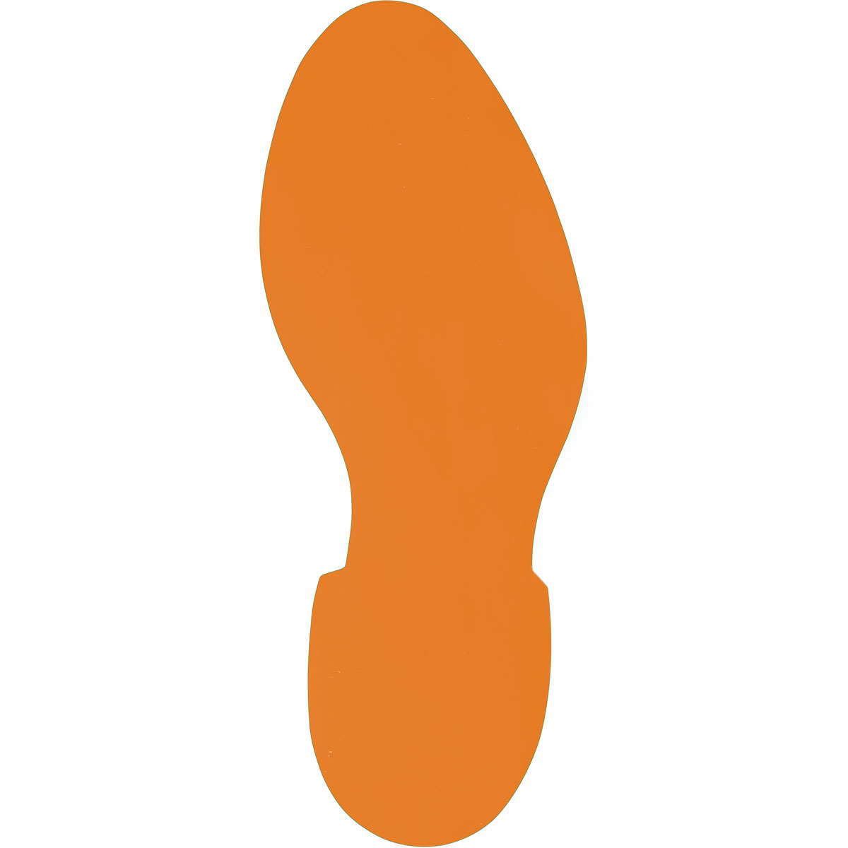 121401 B7569 FOOTPRINT 12" ORNGE RIGHT FOOT