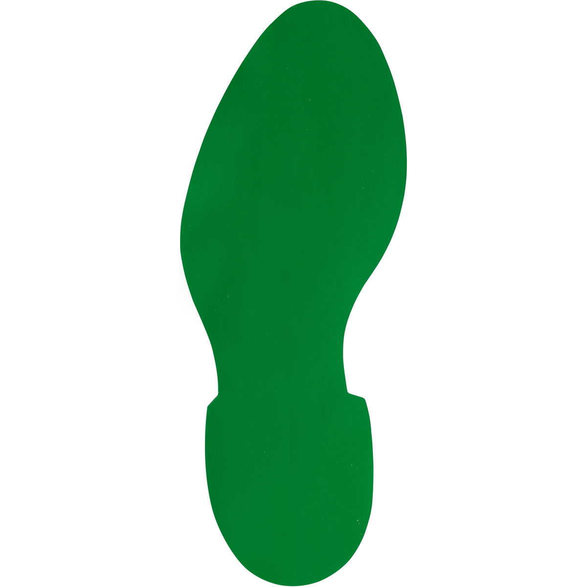 121407 B7569 VINYL FOOTPRINT-LEFT 12" GRN 1 PC