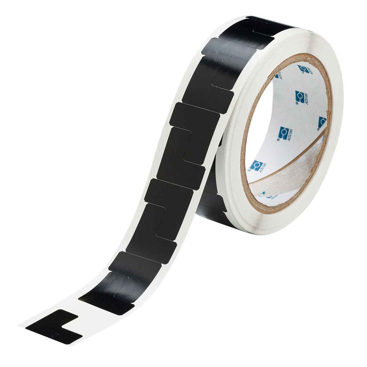 121417 B7569,BLACK,1.1"X1.1",L-SHAPE