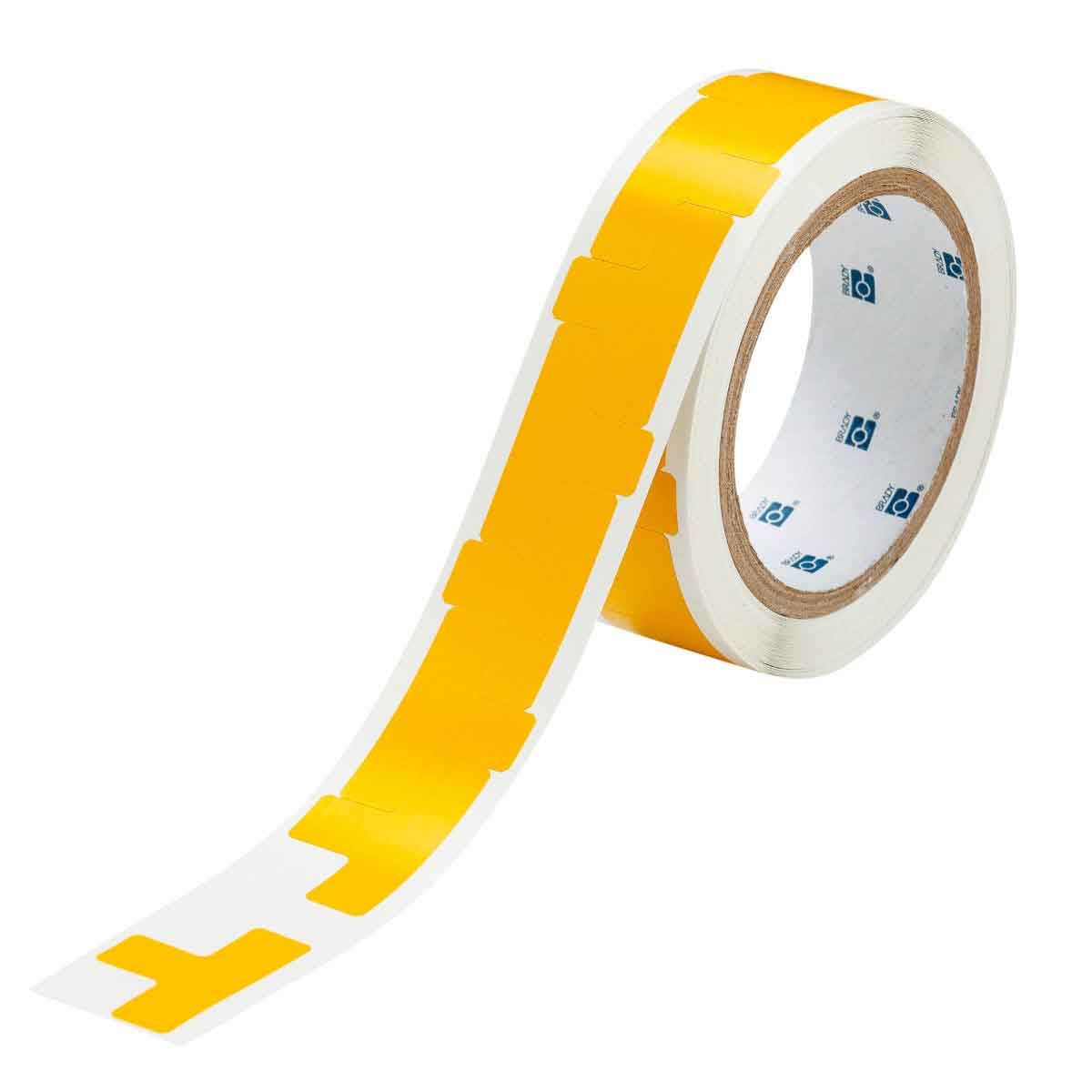 121420 B7569,YELLOW,1.7"X1.1",T-SHAPE
