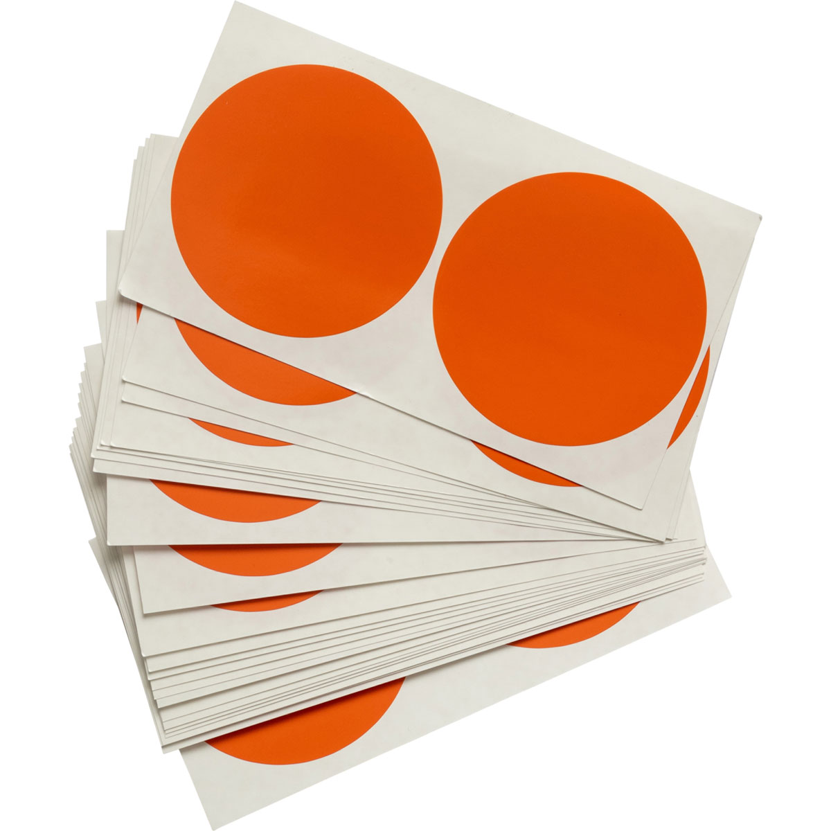 121455 B7569 AISLE MARKING DOT 3" ORANGE 500/PK