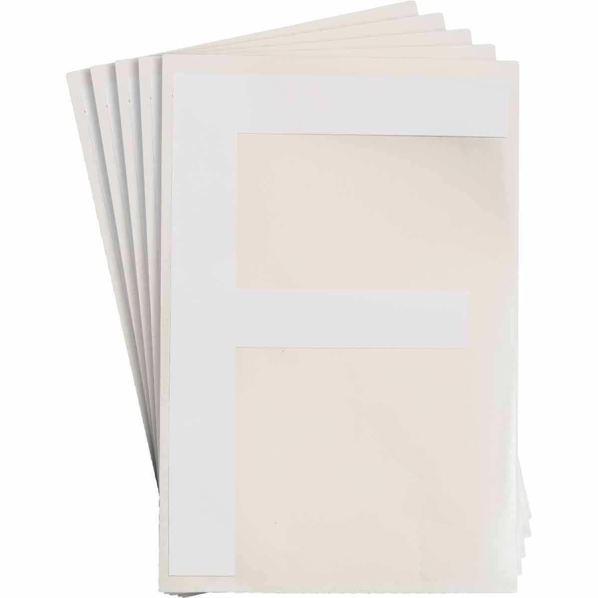 121722 8 in Polyester N&L White F 20/PK