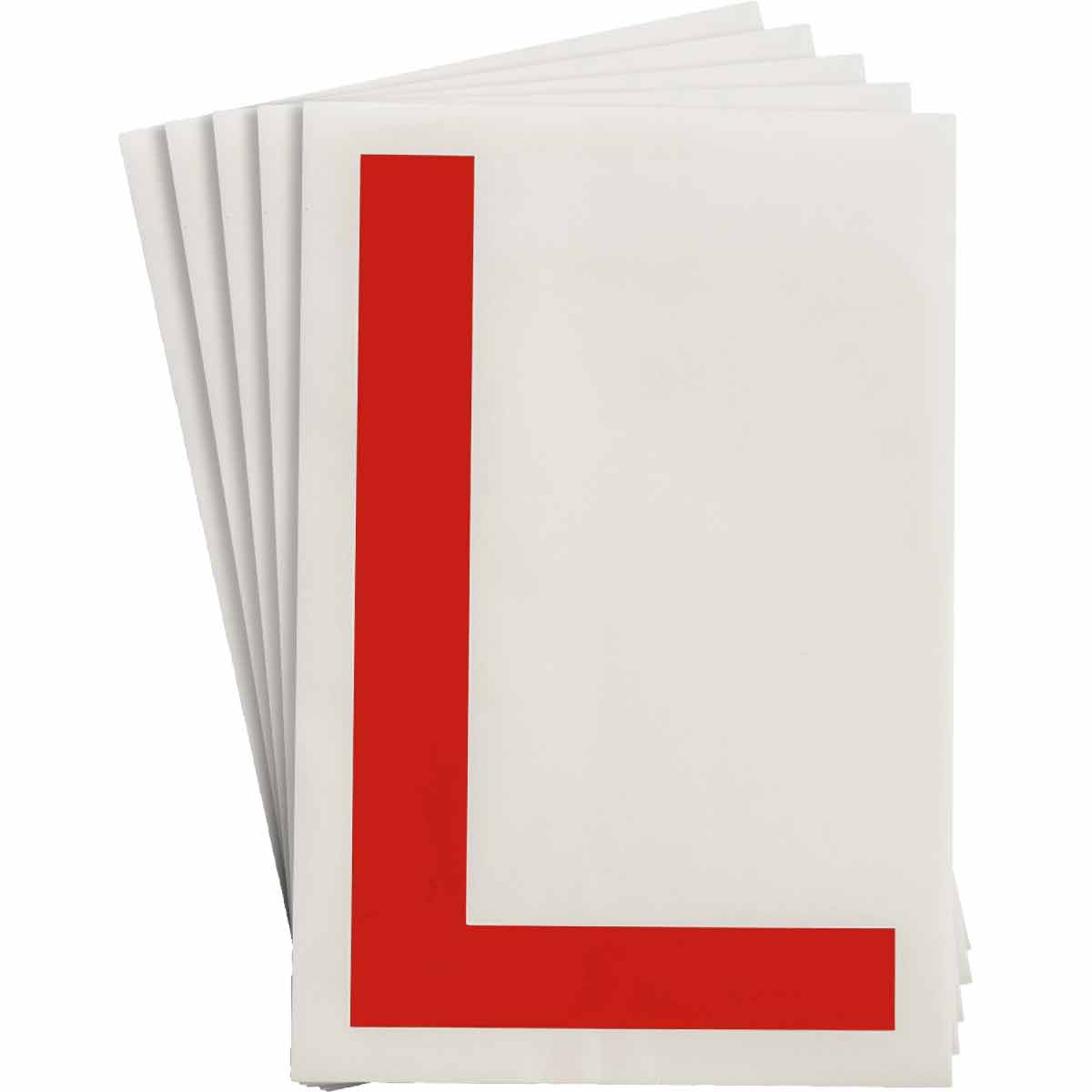 121759 8 in Polyester N&L Red L 20/PK